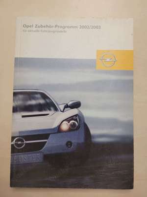 OPEL Zubehör Programm 2002   2003