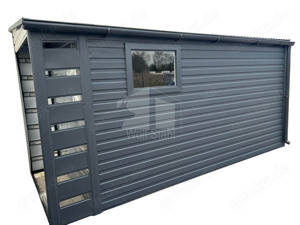 Gartenhaus - Schuppen 2x4m Werkzeugschuppen Gartenschuppen Garage nach Maß GP353 