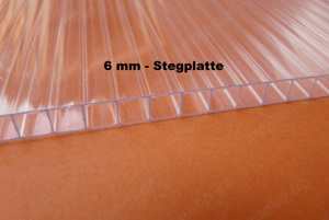 Gewächshaus Stegplatten 6mm zu Super Preisen !!