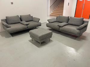 Kostenlose lieferung in der ganzen be Montel-sofa aus grauem stoff