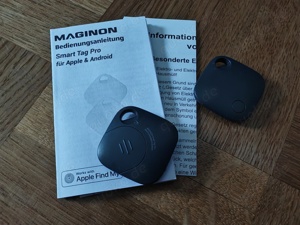 Maginon Smart Tag Schwarz 2er Pack Lokalisierung von Koffern, Schlüssel usw. Bild 3