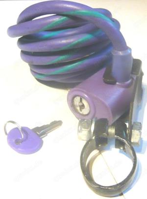 Fahrradschloss mit Rahmenhalterung guter funktionsfähiger Zustand Bild 2