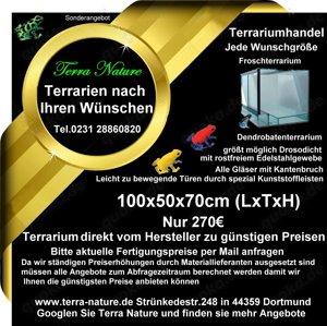 Forex Terrarium Kunststoffterrarium 150x70x100cm(LxTxH) Bild 5