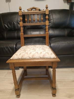 6 Stühle Antik Bild 4