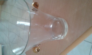 Glas Sektkühler und 2 Sektflöten   Sektgläser unbenutzt oder Deko Bild 2