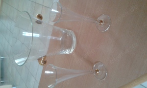 Glas Sektkühler und 2 Sektflöten   Sektgläser unbenutzt oder Deko