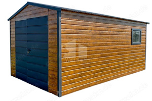 Blechgarage 3,5x5m Metallgarage Fertiggarage Lagerschuppen Schnelle Lieferung ID559