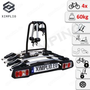 VENTUS 4 von XIMPLIO   Fahrradträger für vier Fahrräder