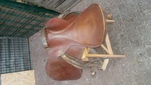 Sattel Reitsattel Ledersattel Ponysattel Pferdesattel Bild 7