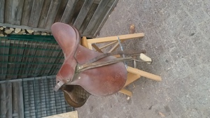 Sattel Reitsattel Ledersattel Ponysattel Pferdesattel Bild 5