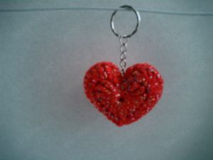 diverse HERZEN, Schlüsselanhänger, Geschenk, Muttertag, Liebe, gehäkelt Bild 4