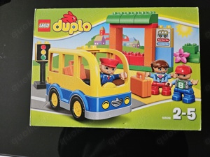 Spielzeug Lego Duplo Bus mit Tanke