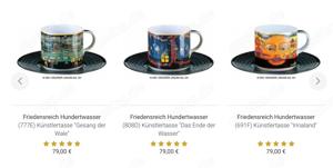 Friedensreich Hundertwasser Kaffeegeschirr Bild 8
