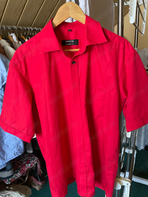 Schönes rotes Herrenhemd Gr. 42 vielleicht Geschenk 