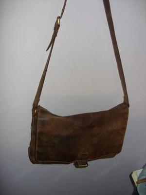 Harold s Umhängetasche, Aktentasche, Herrentasche, Mens Bag, Crossbag, echt Leder, braun  vor Kauf o