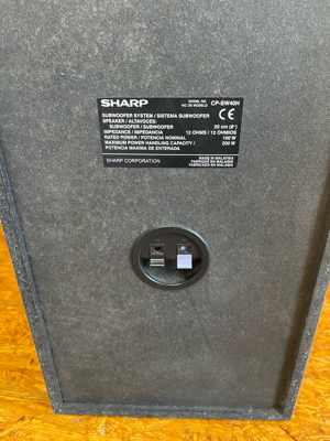 Sharp Subwoofer CP-SW40H Bild 4 Sharp Subwoofer CP-SW40H Bild 4