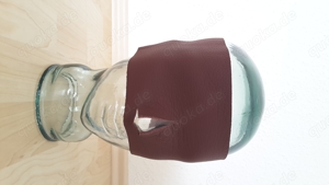 Bonda. Augenbinde aus Leder unisex neu. weinrot