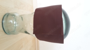 Bonda. Augenbinde aus Leder unisex neu. weinrot Bild 2