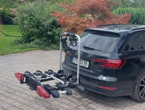 Uebler i21 i31z Fahrradträger mieten 2 3 Fahrräder E-Bike 72kg  Bild 5