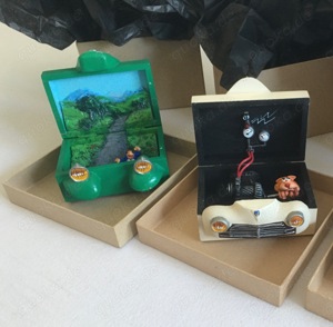 "Die Kuh am Steuer" - L objet on delire" - Unikat, Kunstobjekt mit Humor von TOMAHAWK, mit Gag! Bild 9