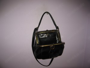 VIN-0832 Handtasche, Damentasche, Schultertasche, Handbag Vintage, shabby