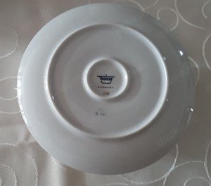 THOMAS Geschirr weiß Mokka- Goldrand 44 Teile Essen Platten Schüsseln Topf Bild 10