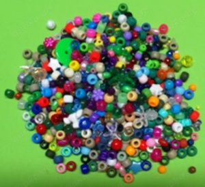 Kinder basteln - Schmuck mit Kunststoff-Perlen  -  Keine Versandkosten