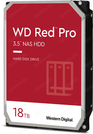   Western Digital RED Pro 18TB HDD WD180EDGZ Festplatte NAS Raid