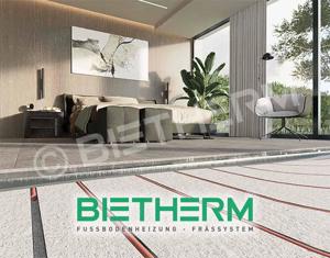   Fußbodenheizung Fräsen | Frässystem | in Neu- und Altbau