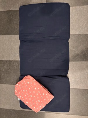 Hauck Reise u.Kinderbett Dream n Play Gelb Blau+Matratze Versand Bild 2