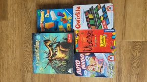 verschiedene Spiele und Puzzle für Kinder 