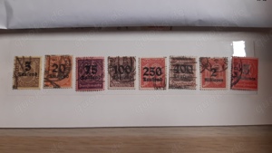 Dienstmarken Deutsches Reich 1923 gestempelt