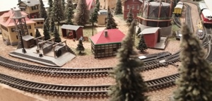 TT Eisenbahn Anlage 125x80 s.g.erh., 2 Abstellgleise, 2 Kreise, Trafo, 2 Züge Bild 4