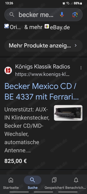 Becker CD RADIO 4337 Mexico Guter Zustand FP:50      Bild 3