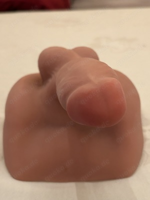 Realistischen Dildo und Masturbator 2 in 1, Gewicht 1,2 kg, Penisgröße ca. 14x5 cm, Grundmaße 16x16  Bild 5