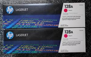 2 Original Tonerkassetten HP 128A magenta (CE323A)  NEU & OVP