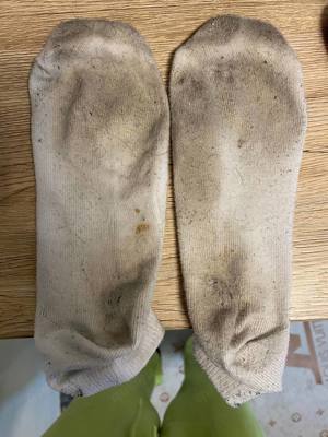 socken wurde  2 tage getragen  