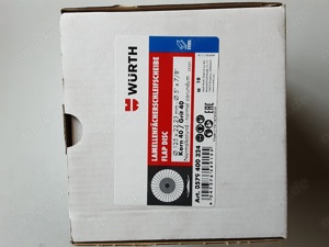 10 Stück Würth Lamellen-Fächerscheiben Schleifscheiben Korn 40