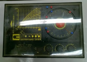 Centra Bürkle Centratherm CK-W-F Heizungssteuerung ZG 254 mit Analog-Uhr