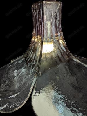 Vierblättrige Deckenlampe Mazzega Murano Glas Design Carlo Nason Mazzega Italien 70er Bild 3