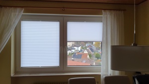 Plissee-Rollo für Innenfenster