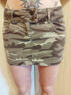Kurzer Rock im Militär   Safari Look - Größe S - sehr guter Zustand