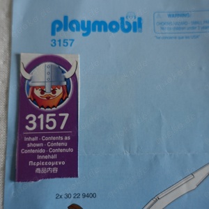 Playmobil, Anleitung Zubehörliste 3157 Wikingerlager Zelt