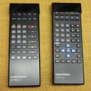 Fernbedienungen Telepilot Grundig tp661 top, tp660 at