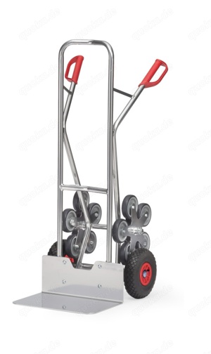 Fetra Sackkarre mieten Treppensteiger 200kg Treppenkarre leihen Stapelkarre AK 1328 Alu
