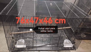 Vogelkäfige groß Schwarz 
