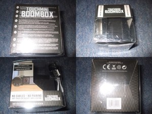 Touch - Mini Boombox für Smartphones Lautsprecher * NEU + OVP