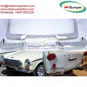 Volvo P1800 Jensen Cow Horn (1961-1963) bumpers by stainless steel new