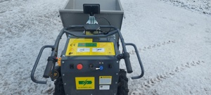 Elektro Motorschubkarre mieten Minidumper Dumper Akku elektrisch Raddumper Kippmulde leihen  Bild 4