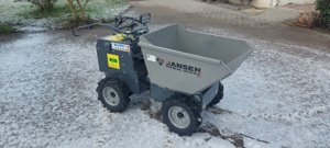 Elektro Motorschubkarre mieten Minidumper Dumper Akku elektrisch Raddumper Kippmulde leihen  Bild 2